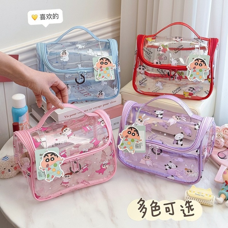 Travel Accessories Needed - Cartoon Crayon Shin-chan Makeup Bag Large