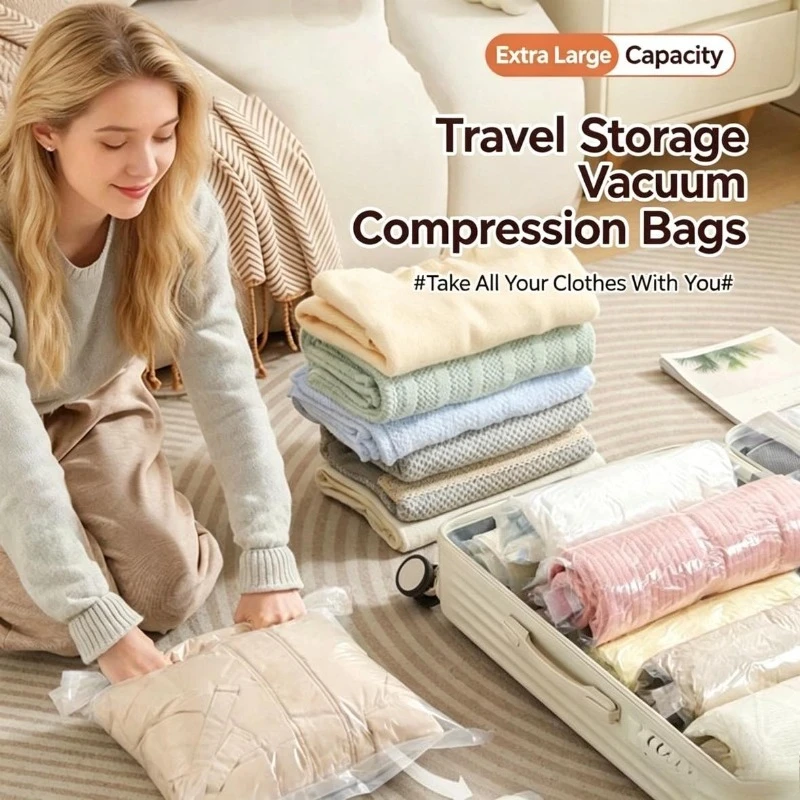 Travel Accessories Needed - Roll Up Space Saver Travel Storage