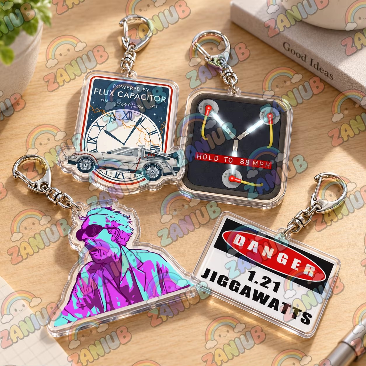 Travel Accessories To Gift - Retro Time Travel Delorean Flux Capacitor
