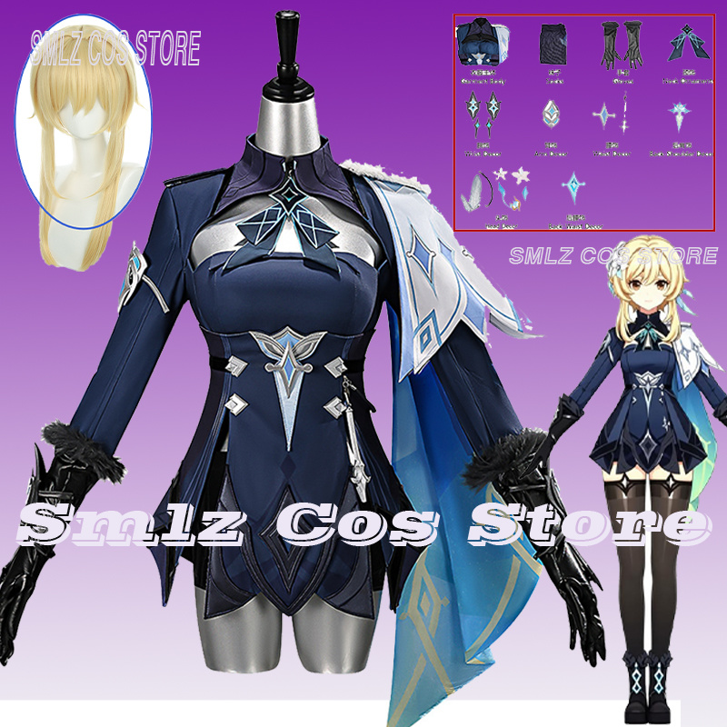 Travel Accessories Deals - 2026 Genshin Impact Traveler Lumine Cosplay