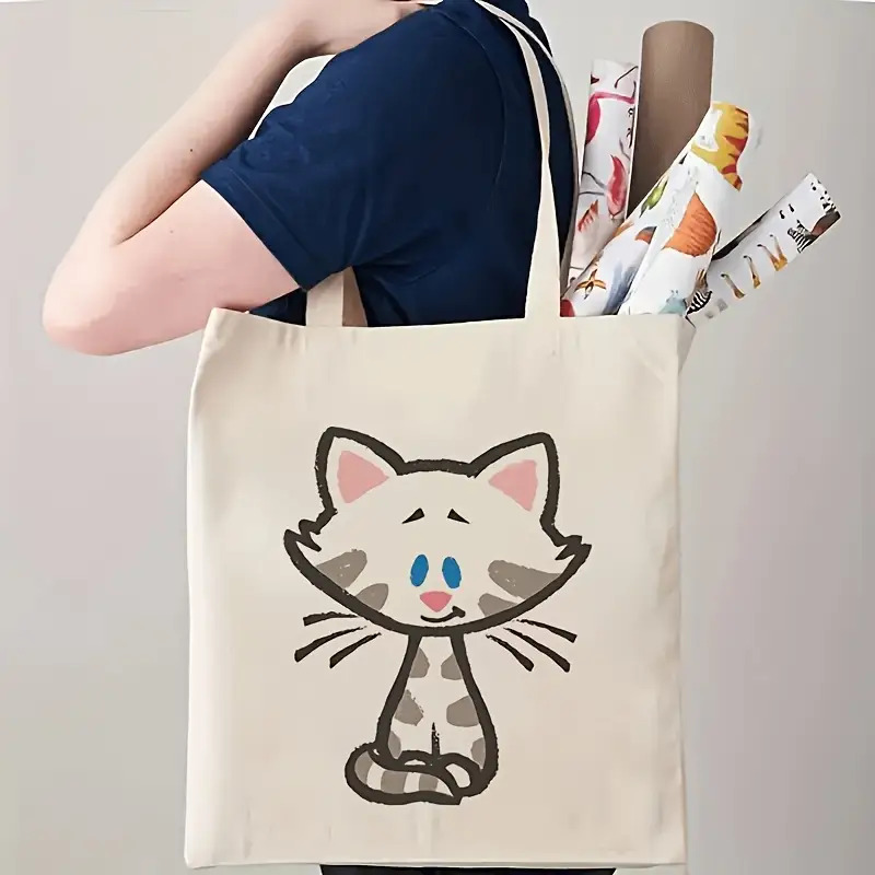 Travel Accessories To Gift - 1 Piece Single-Sided Large-Capacity Foldable Tote