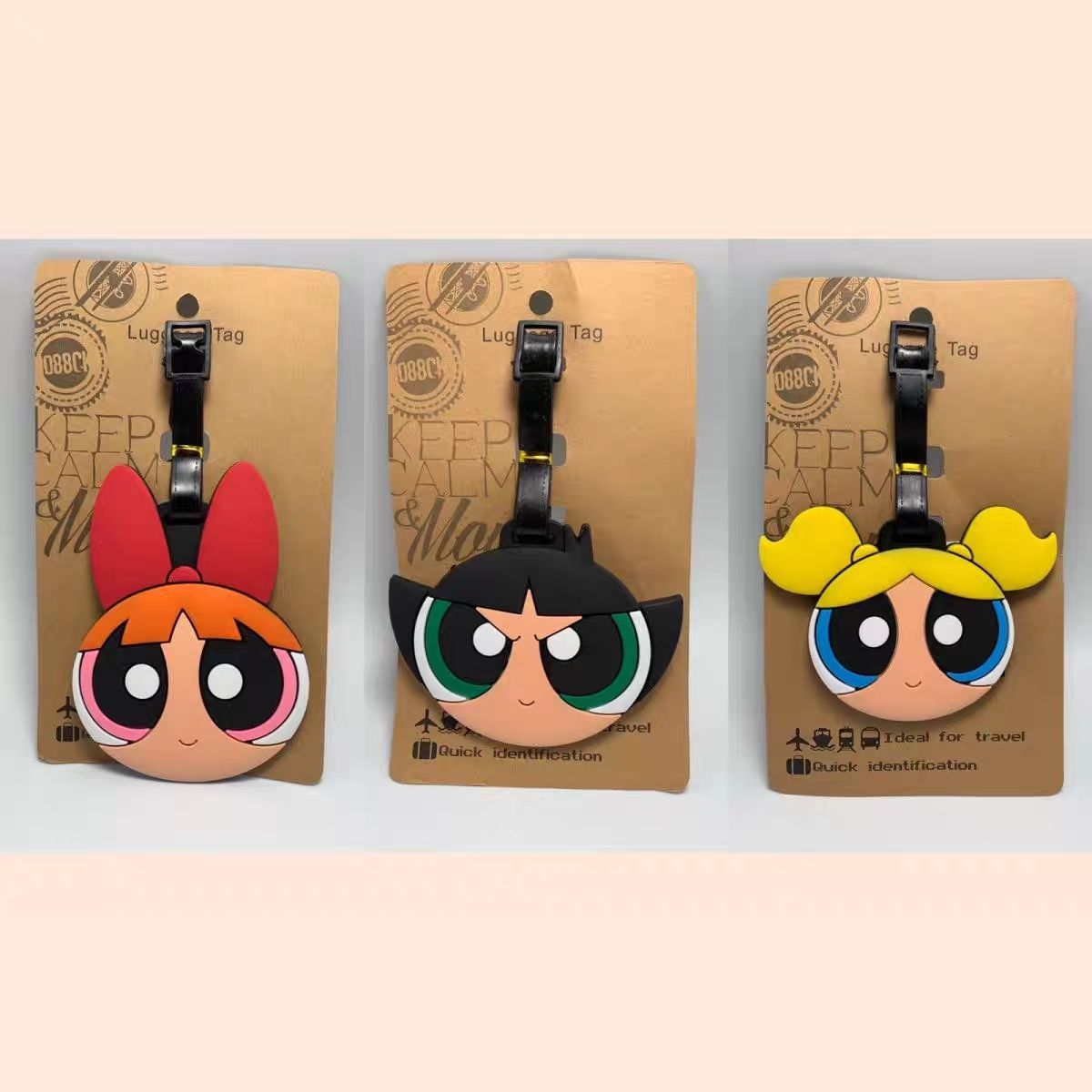 Travel Accessories To Gift - Anime The Powerpuff Girls Bag Pendant