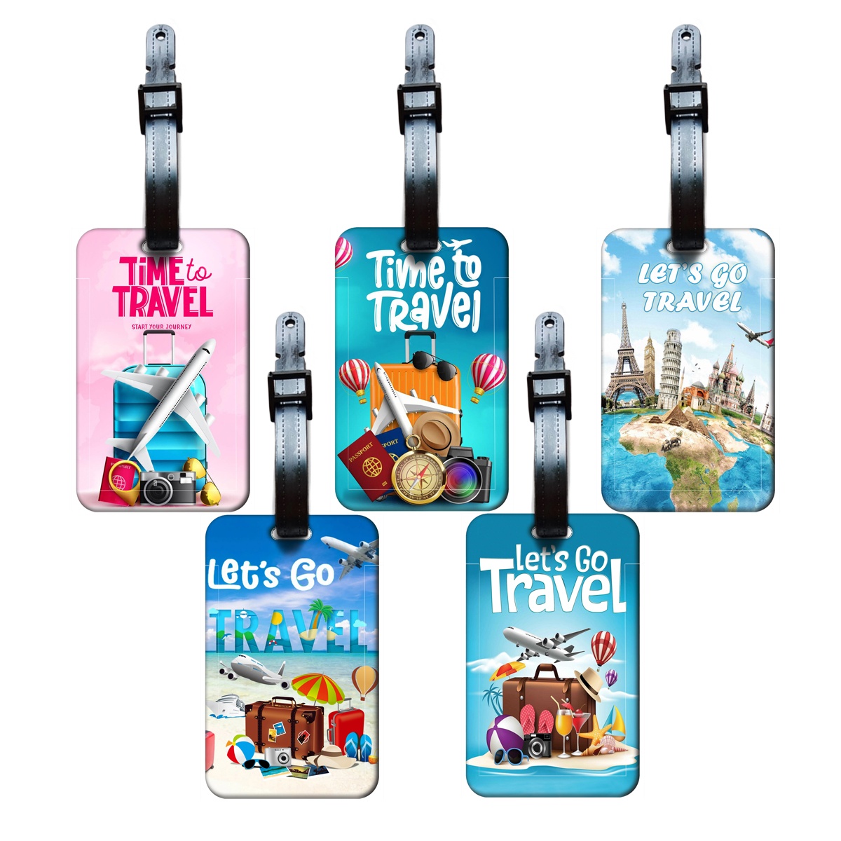 Luggage Tag Leather - Travel Style Luggage Tag Men Women