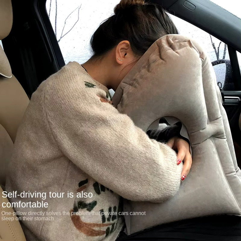Inflatable Travel Pillow Trave - Travel Accessories For Long Haul Flights ulasan dan harga