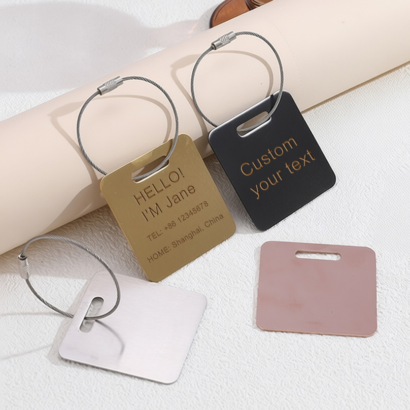 Custom Name Luggage Tag Laser  - Travel Accessories Deals ulasan dan harga