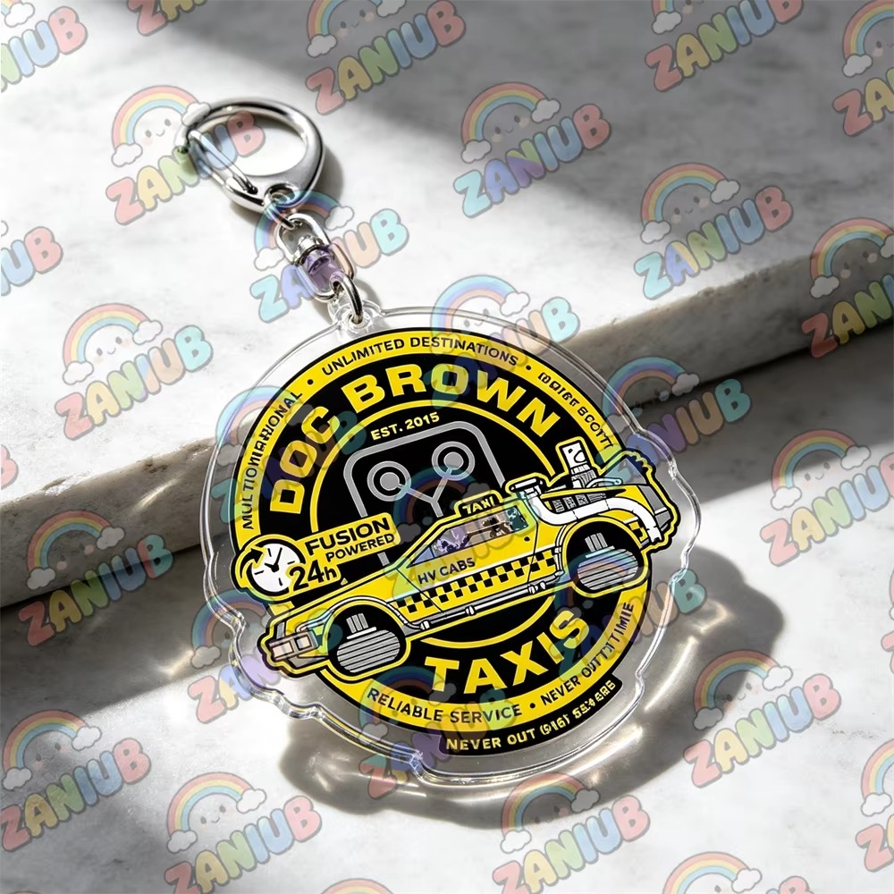 Retro Time Travel Delorean Flu - Travel Accessories To Gift ulasan dan harga