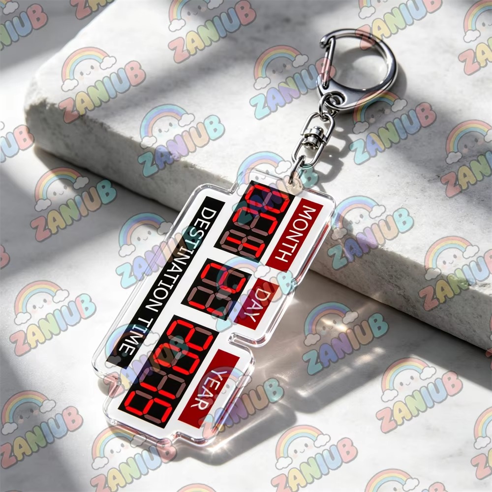 Retro Time Travel Delorean Flu - Travel Accessories To Gift ulasan dan harga