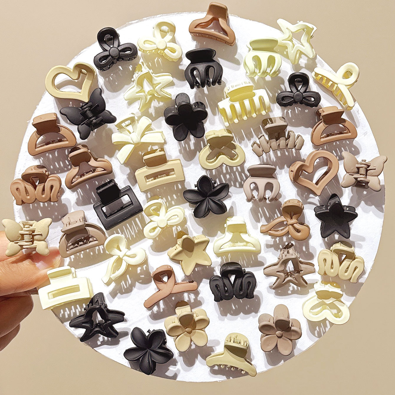10/20/30pcs Beige Mixed Pack S - Travel Accessories To Gift ulasan dan harga