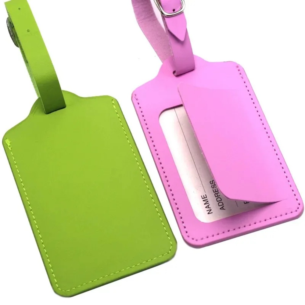 PU Leather Aircraft Baggage Id - Luggage Tag Leather ulasan dan harga
