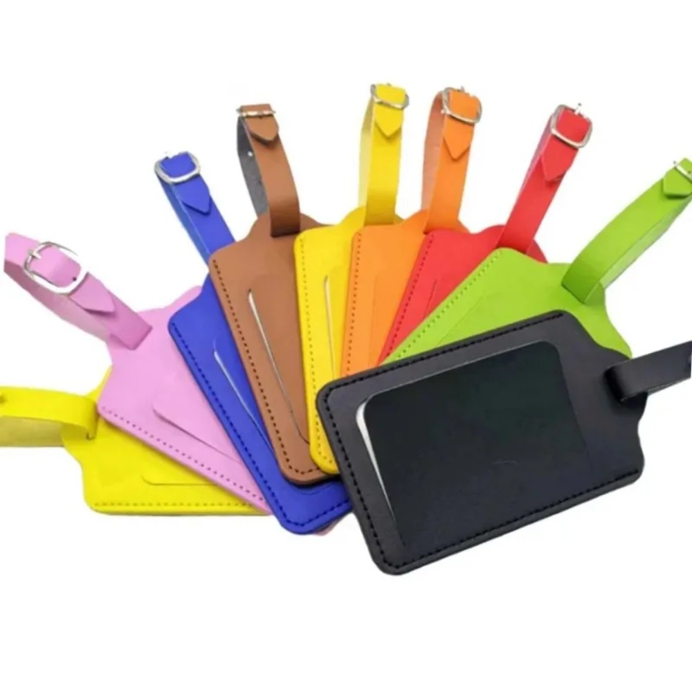 PU Leather Aircraft Baggage Id - Luggage Tag Leather ulasan dan harga