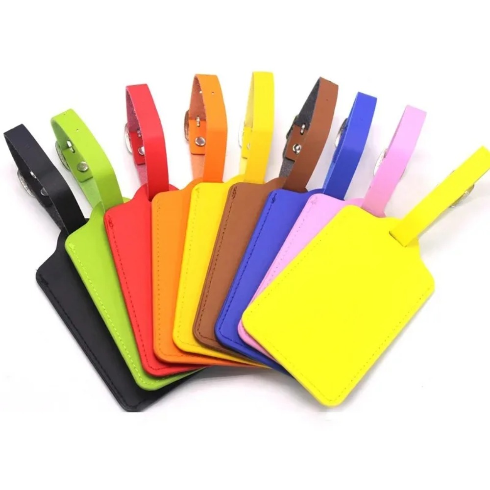 PU Leather Aircraft Baggage Id - Luggage Tag Leather ulasan dan harga