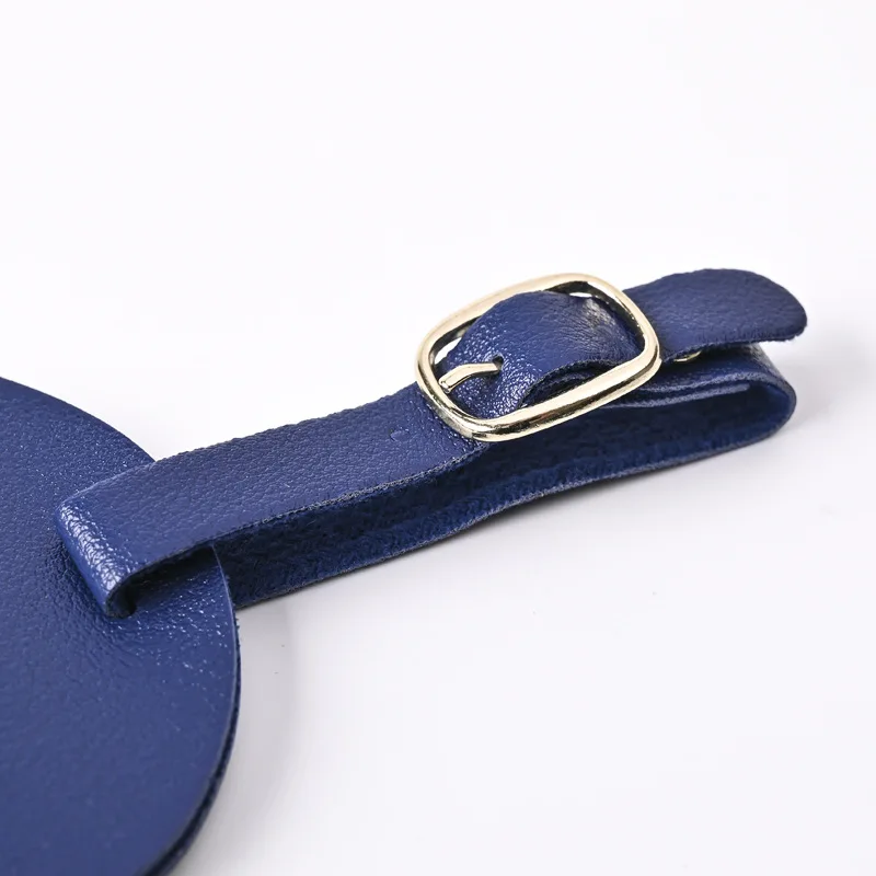 1pc Thicken PU Hot Stamping Ai - Luggage Tag Leather ulasan dan harga