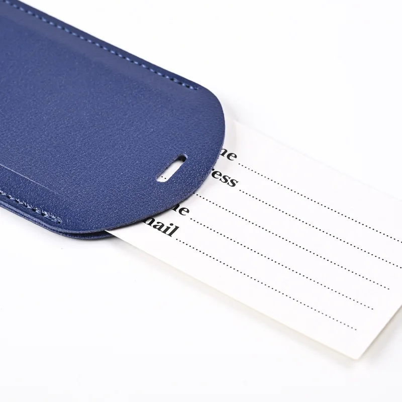 1pc Thicken PU Hot Stamping Ai - Luggage Tag Leather ulasan dan harga