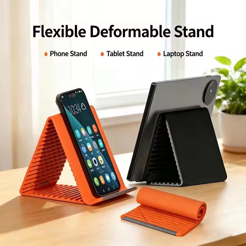 Lazy Portable Phone Stand Sili - Travel Accessories Deals ulasan dan harga
