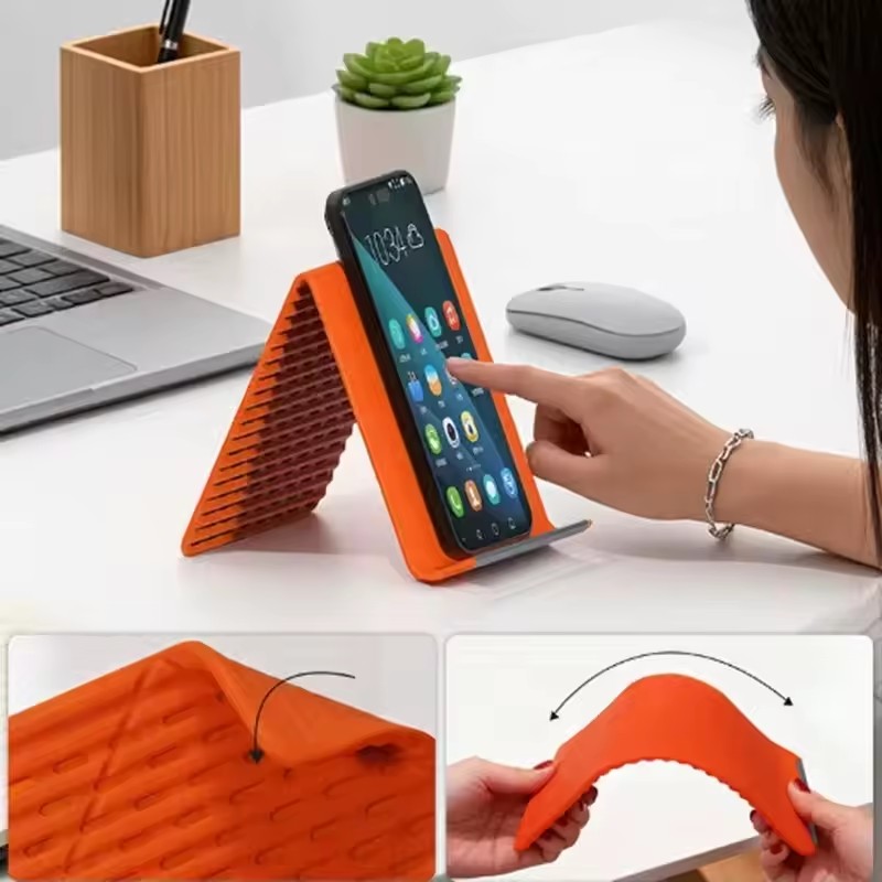 Lazy Portable Phone Stand Sili - Travel Accessories Deals ulasan dan harga