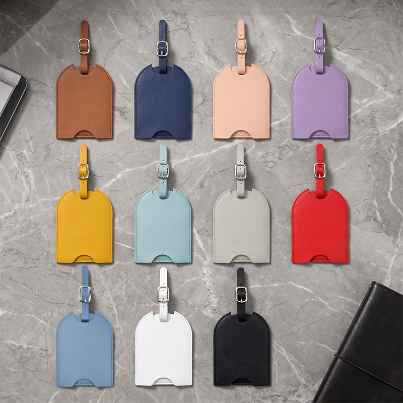 Men Women PU Leather Cute Lugg - Luggage Tag Leather ulasan dan harga