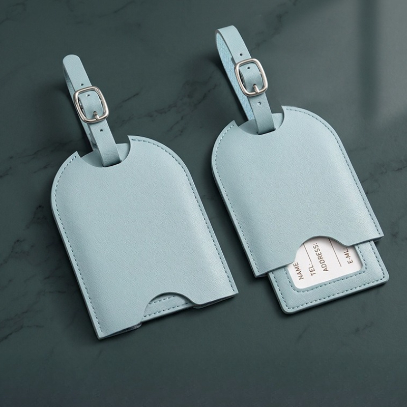 Men Women PU Leather Cute Lugg - Luggage Tag Leather ulasan dan harga