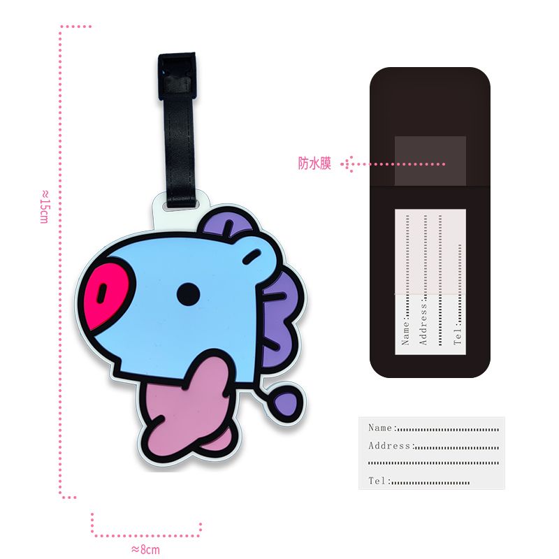 BT21 cartoon cute keychain Kaw - Travel Accessories To Gift ulasan dan harga
