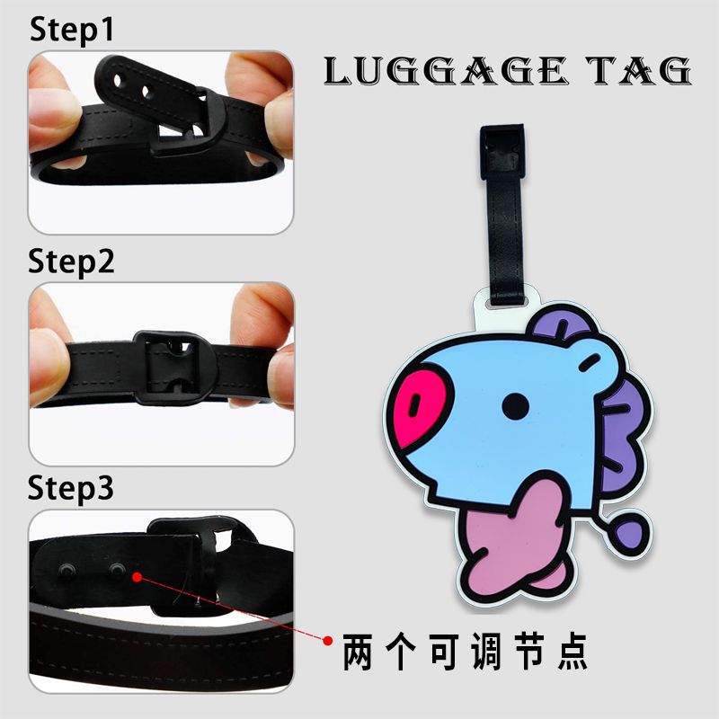 BT21 cartoon cute keychain Kaw - Travel Accessories To Gift ulasan dan harga