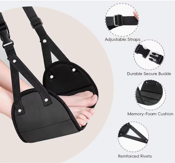 Adjustable footrest with N por - Travel Accessories For Long Haul Flights ulasan dan harga