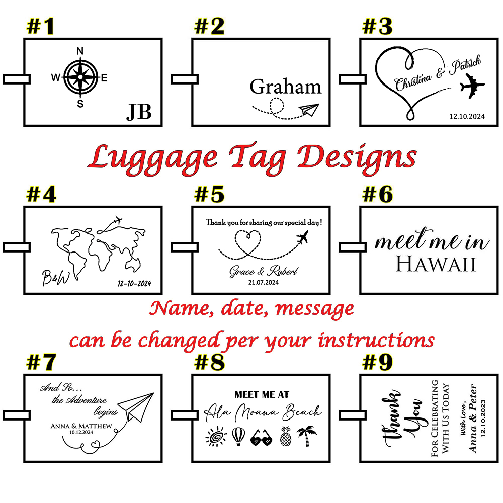 Personalized Pu Leather Luggag - Luggage Tag Leather ulasan dan harga