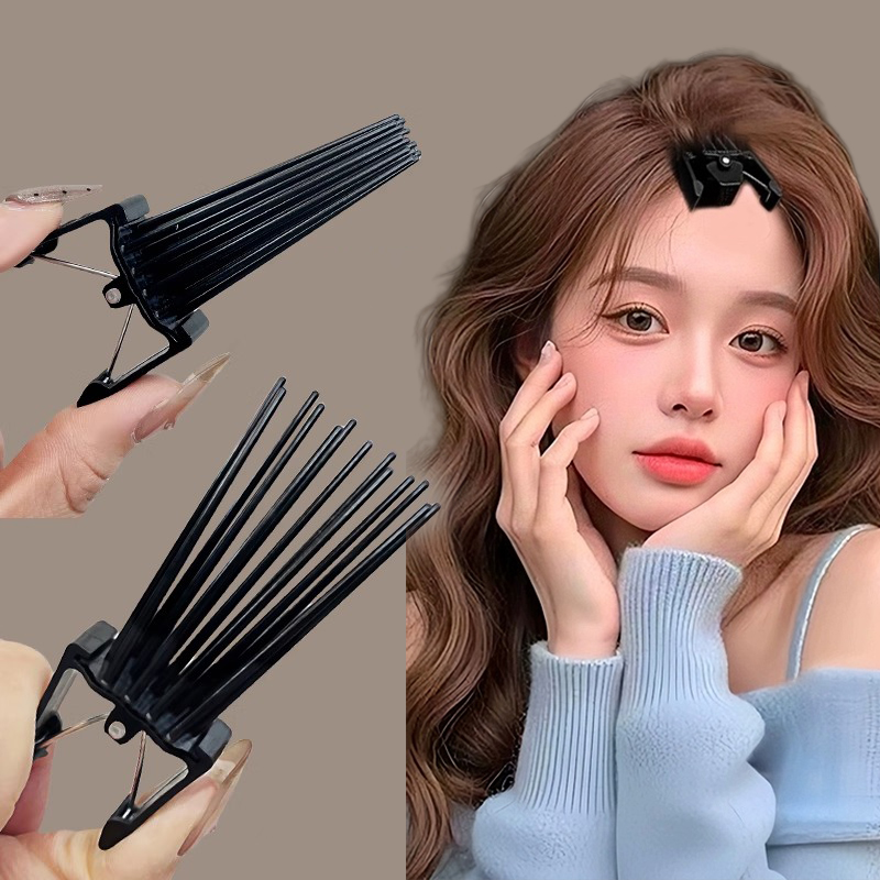 1/2Pcs Fluffy Hair Root Clip V - Travel Accessories Needed ulasan dan harga