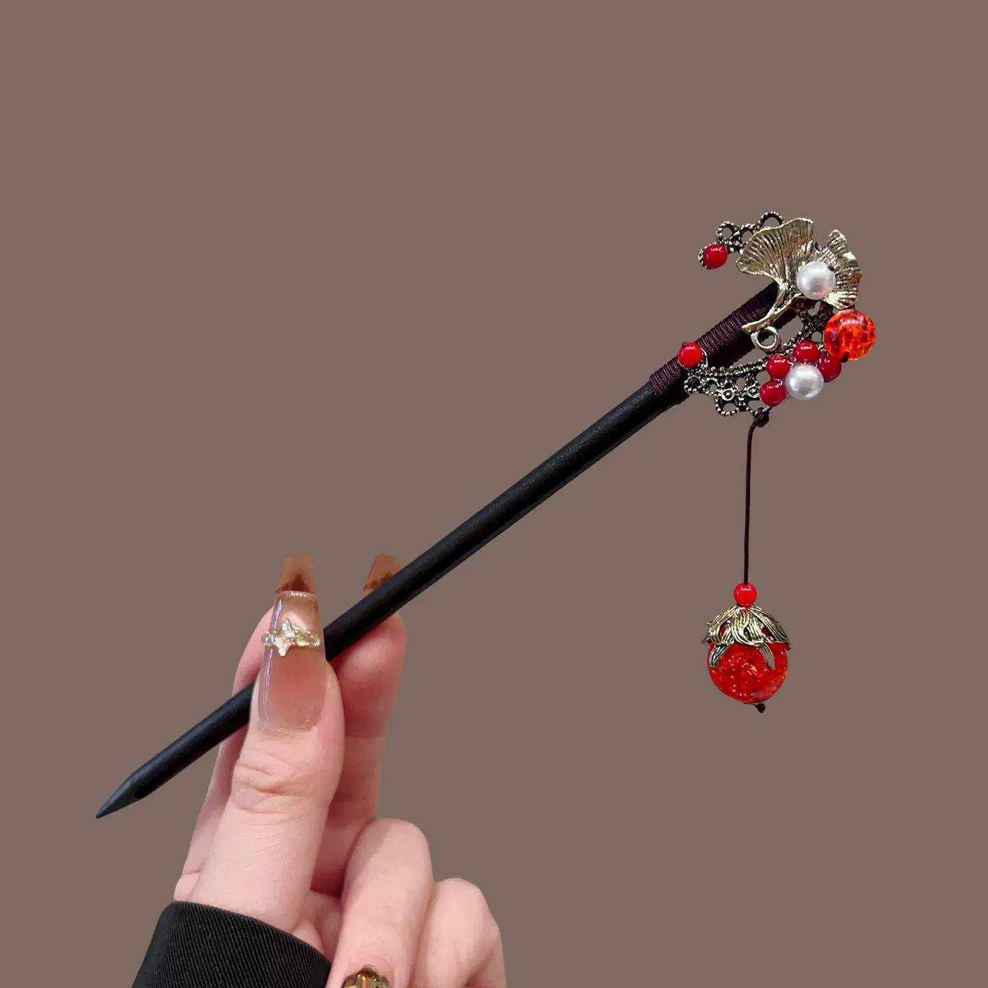 Antique Wooden Hairpin Women's - Travel Accessories Deals ulasan dan harga