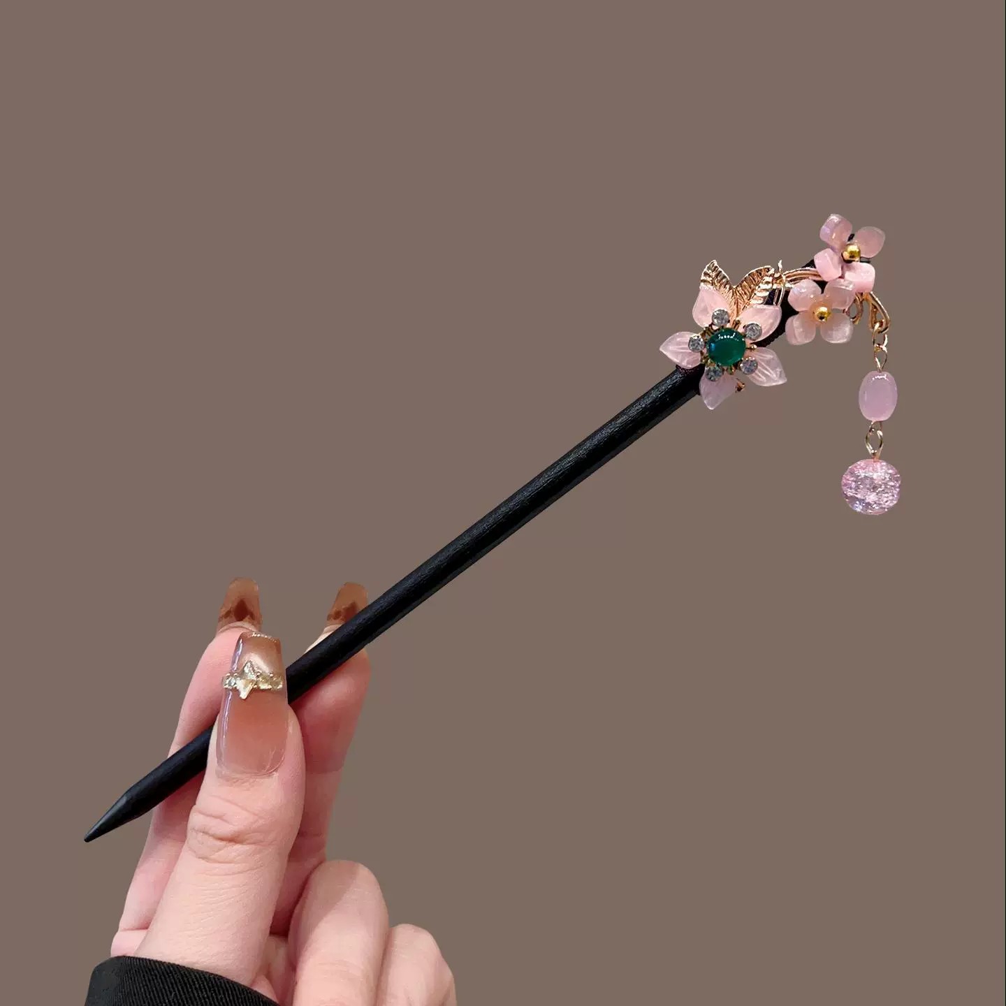 Antique Wooden Hairpin Women's - Travel Accessories Deals ulasan dan harga