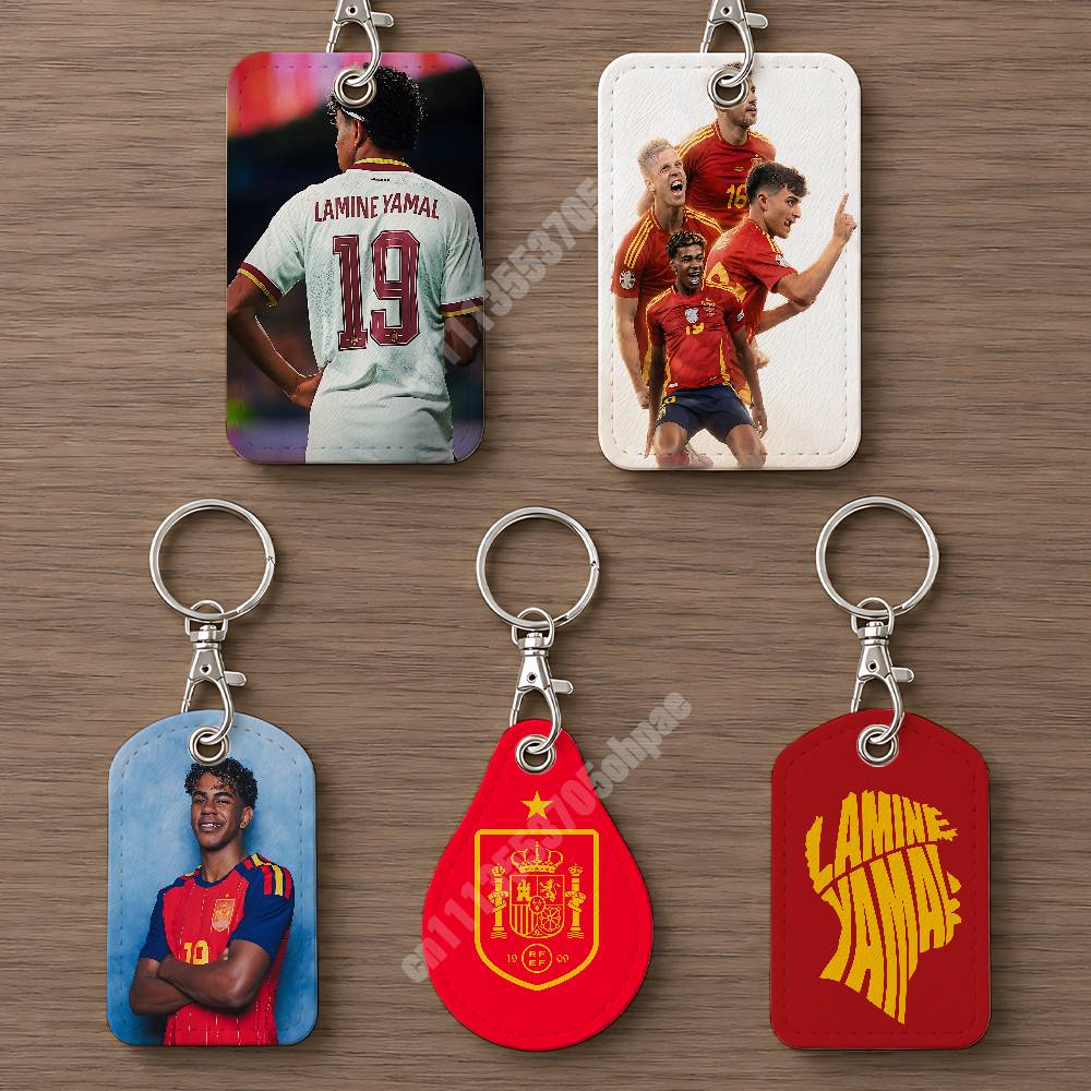 Spain Football L-Lamine 19 Y-Y - Luggage Tag Leather ulasan dan harga