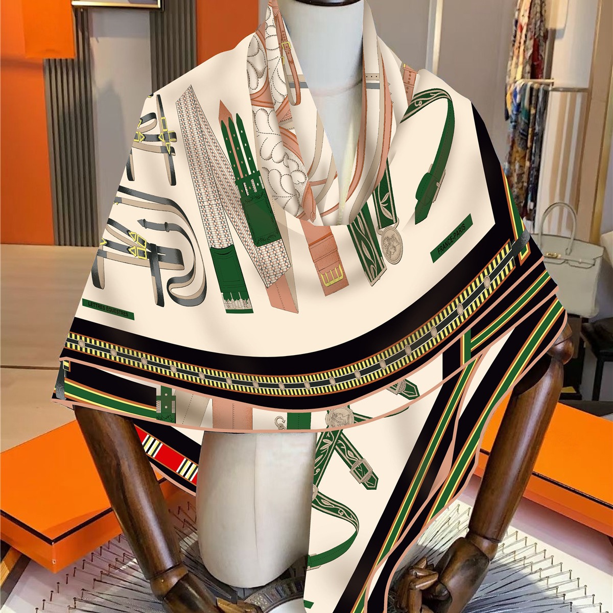 Faux Silk Wool Warm Scarf Wome - Travel Accessories To Gift ulasan dan harga