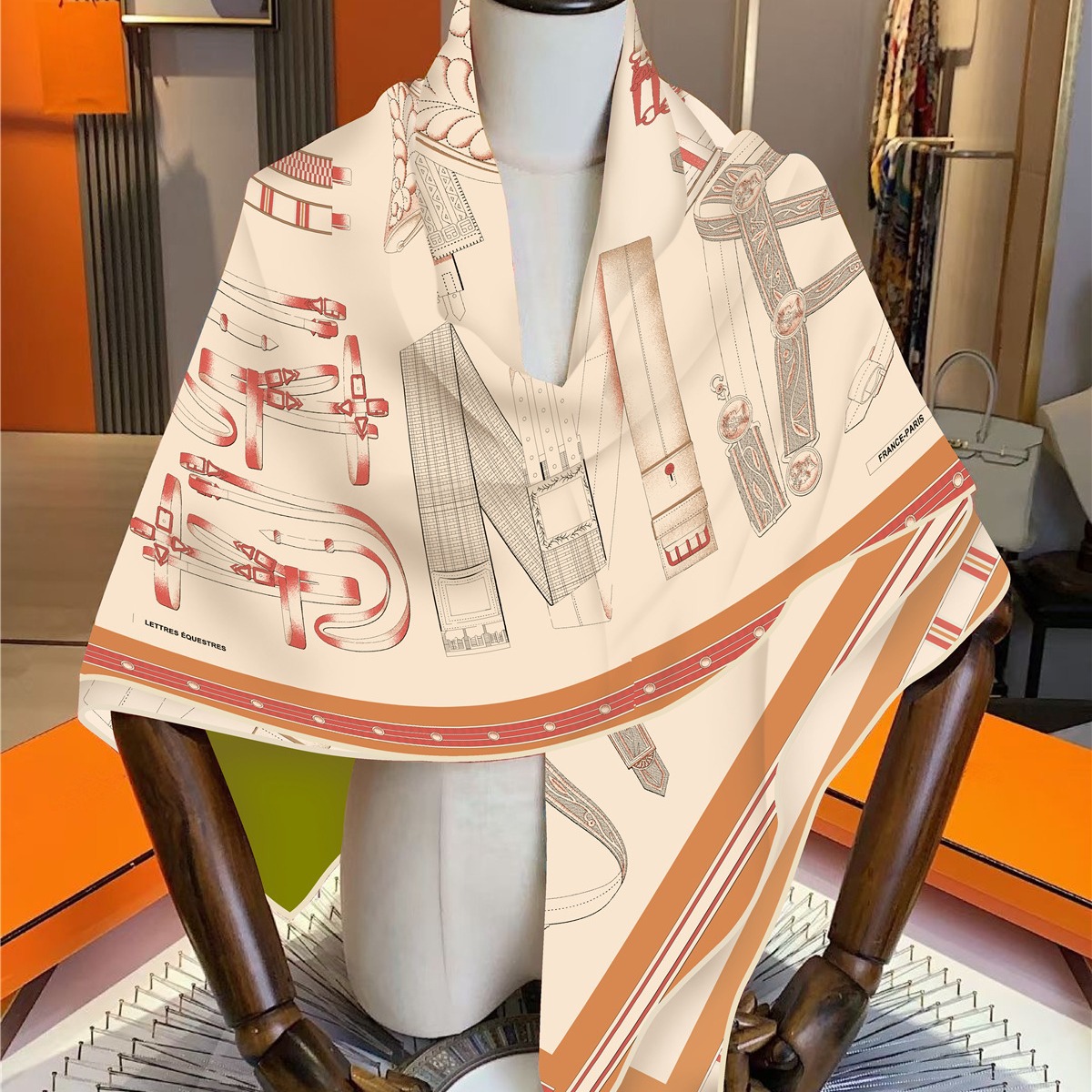 Faux Silk Wool Warm Scarf Wome - Travel Accessories To Gift ulasan dan harga