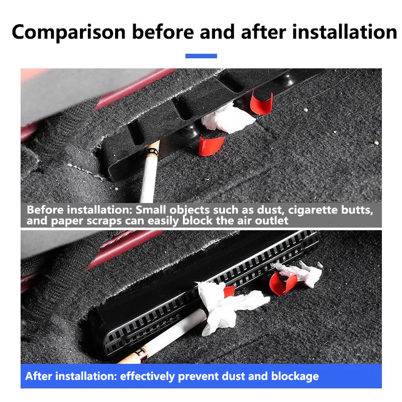2x Car Under Seat Air Outlet C - Travel Accessories Under $20 ulasan dan harga