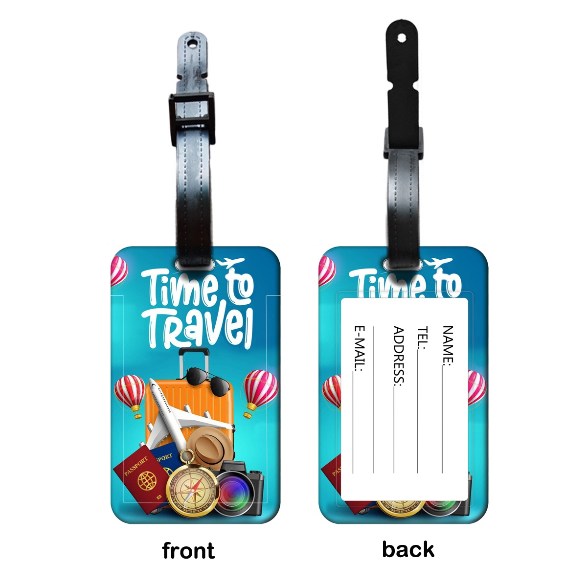 Travel Style Luggage Tag Men W - Luggage Tag Leather ulasan dan harga