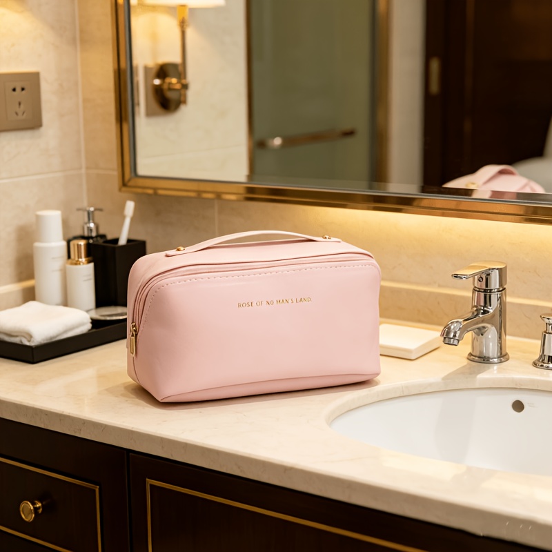 1pc makeup bag, large capacity - Travel Accessories Needed ulasan dan harga