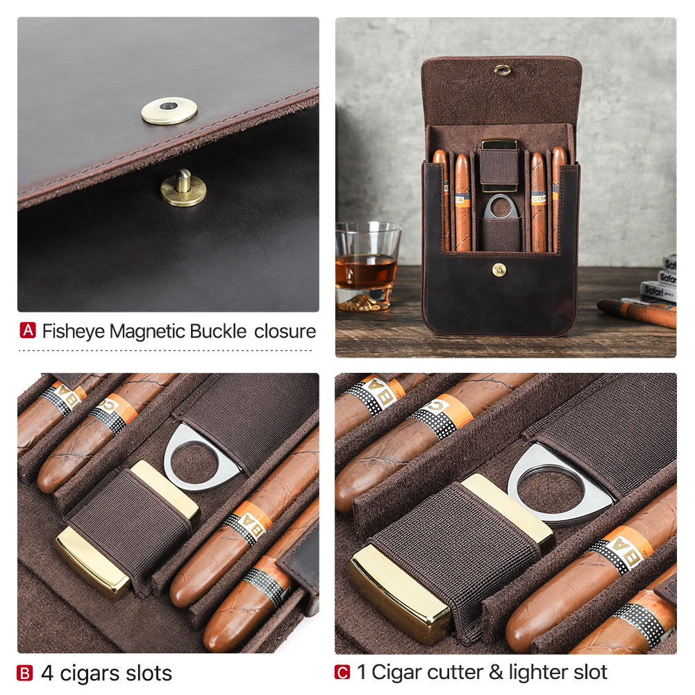 CONTACT'S FAMILY Genuine Leath - Travel Accessories Deals ulasan dan harga