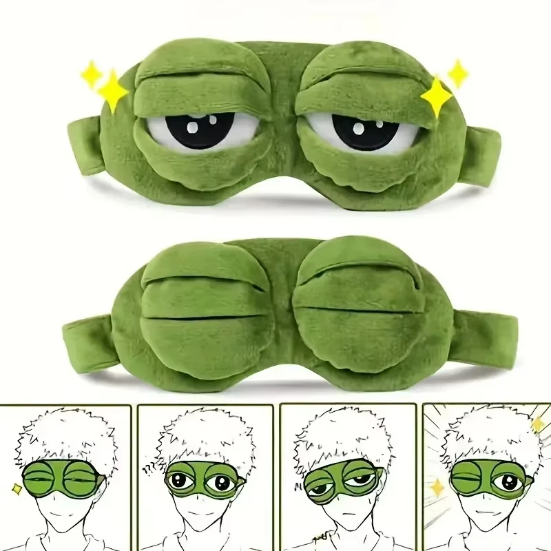 Frog Shaped Eye Mask Party Gam - Travel Accessories Deals ulasan dan harga