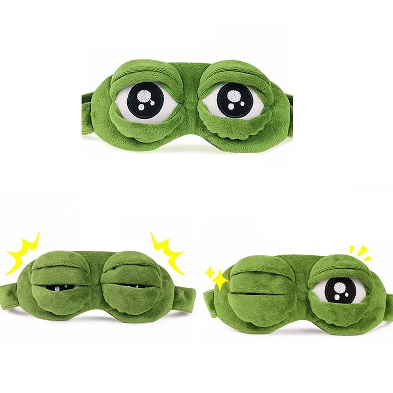 Frog Shaped Eye Mask Party Gam - Travel Accessories Deals ulasan dan harga