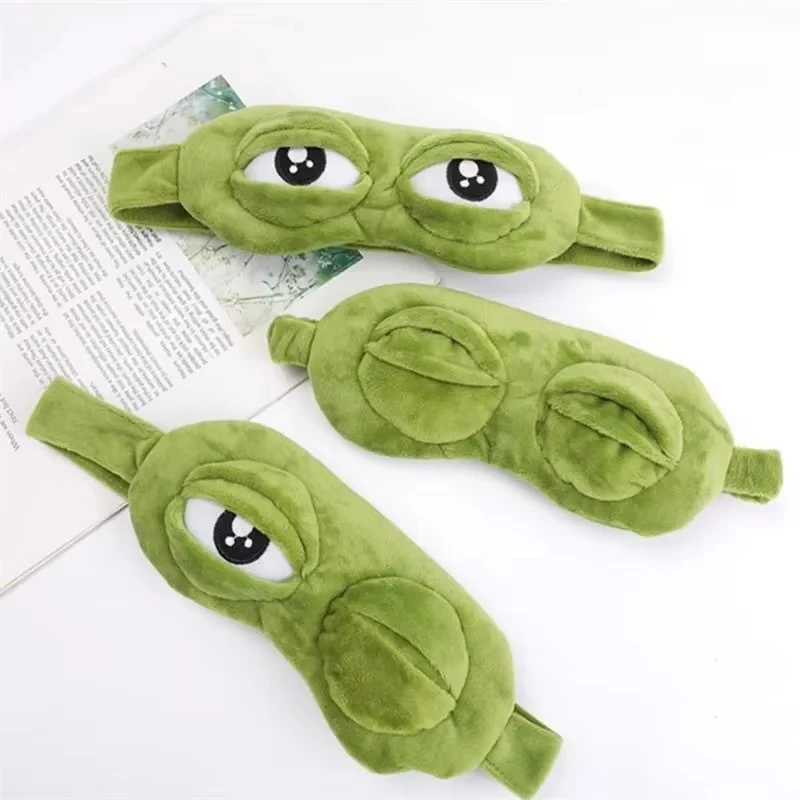 Frog Shaped Eye Mask Party Gam - Travel Accessories Deals ulasan dan harga
