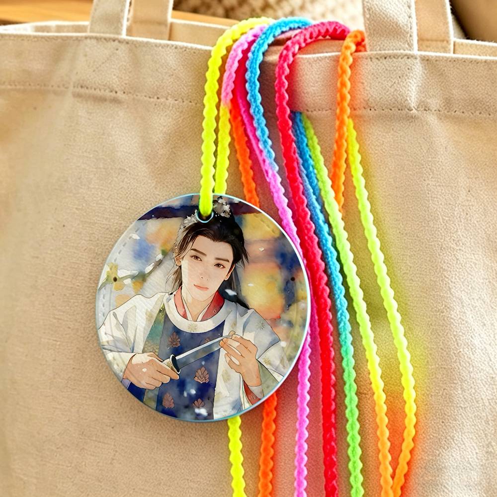Yu Ming Cha Gu Illustration TV - Luggage Tag Leather ulasan dan harga