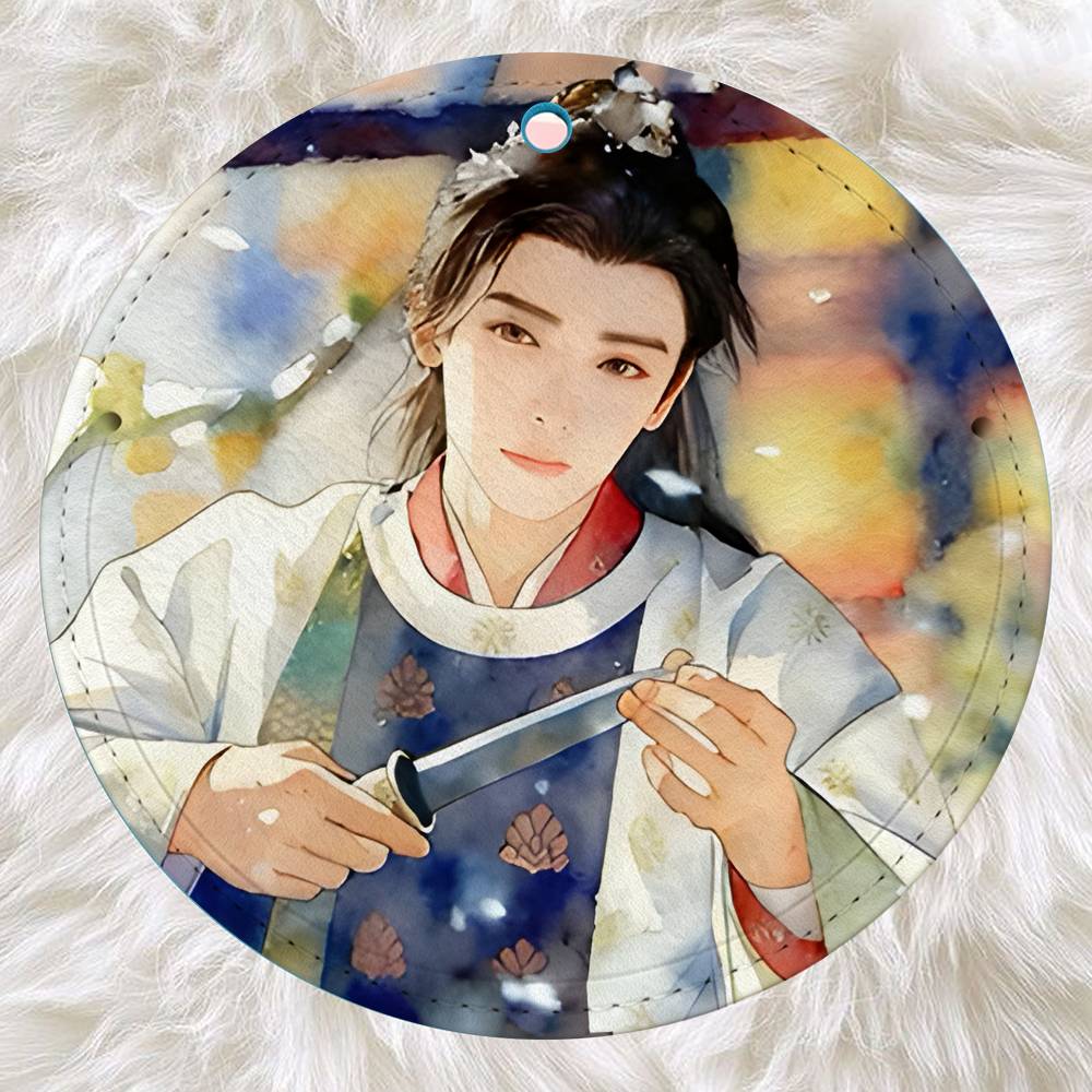 Yu Ming Cha Gu Illustration TV - Luggage Tag Leather ulasan dan harga